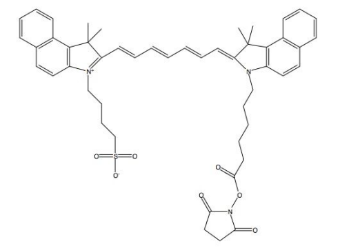 ICG NHS ester  吲哚菁绿琥珀酰亚胺脂