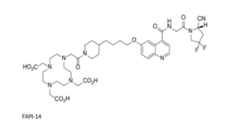 FAPI-14 基于成纤维细胞活化蛋白靶点的放射性核素标记诊疗探针