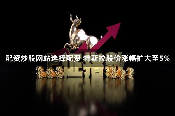 配资炒股网站选择配资 特斯拉股价涨幅扩大至5%